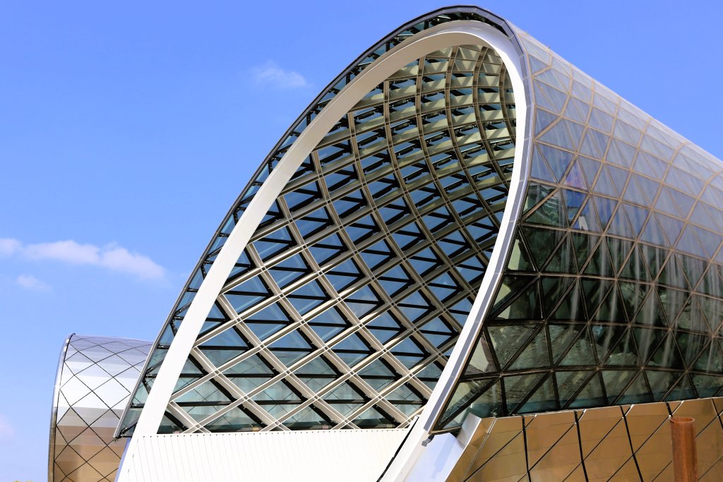 A very contemporary performance space, the Tbilisi Music Hall.