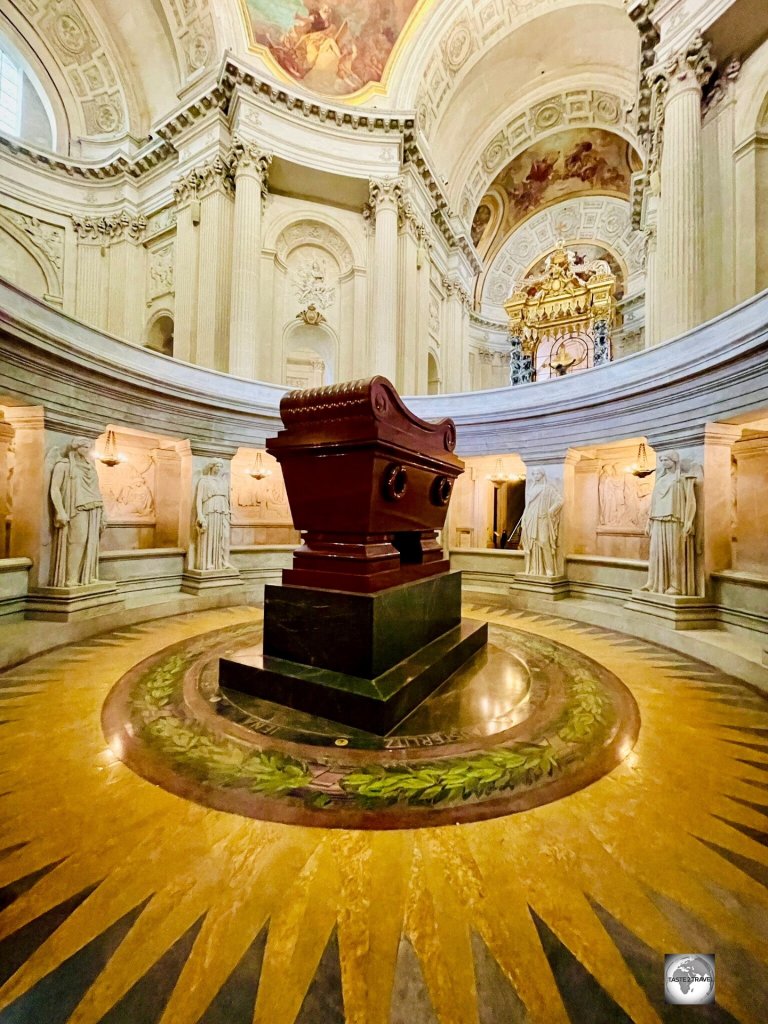 Napoleon's tomb at Hotel des Inavalides in Paris.