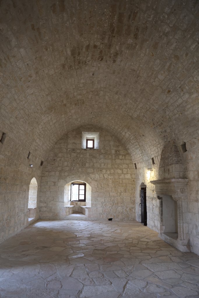 A view of the interior of Kolossi castle, which is located 14 kilometres west of Limassol.