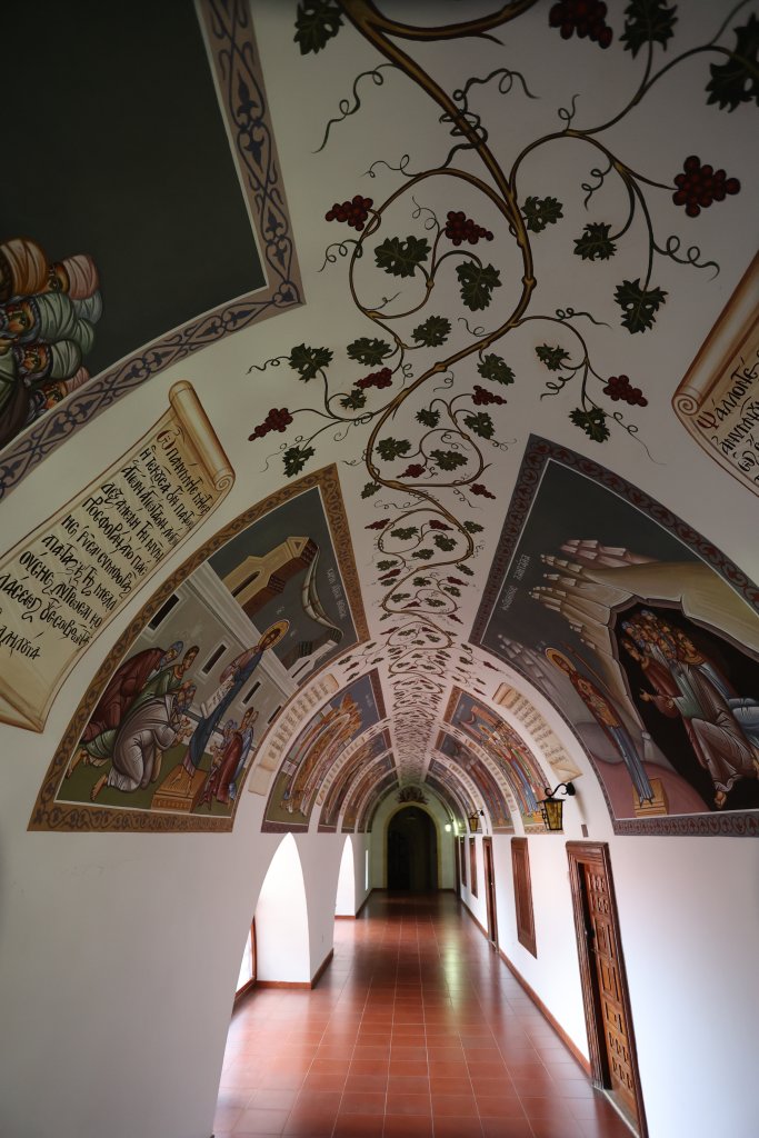 Although Kykkos Monastery was founded in the 11th-century (CE), the current complex is a modern construction, having been built after the original monastery was destroyed by fire.