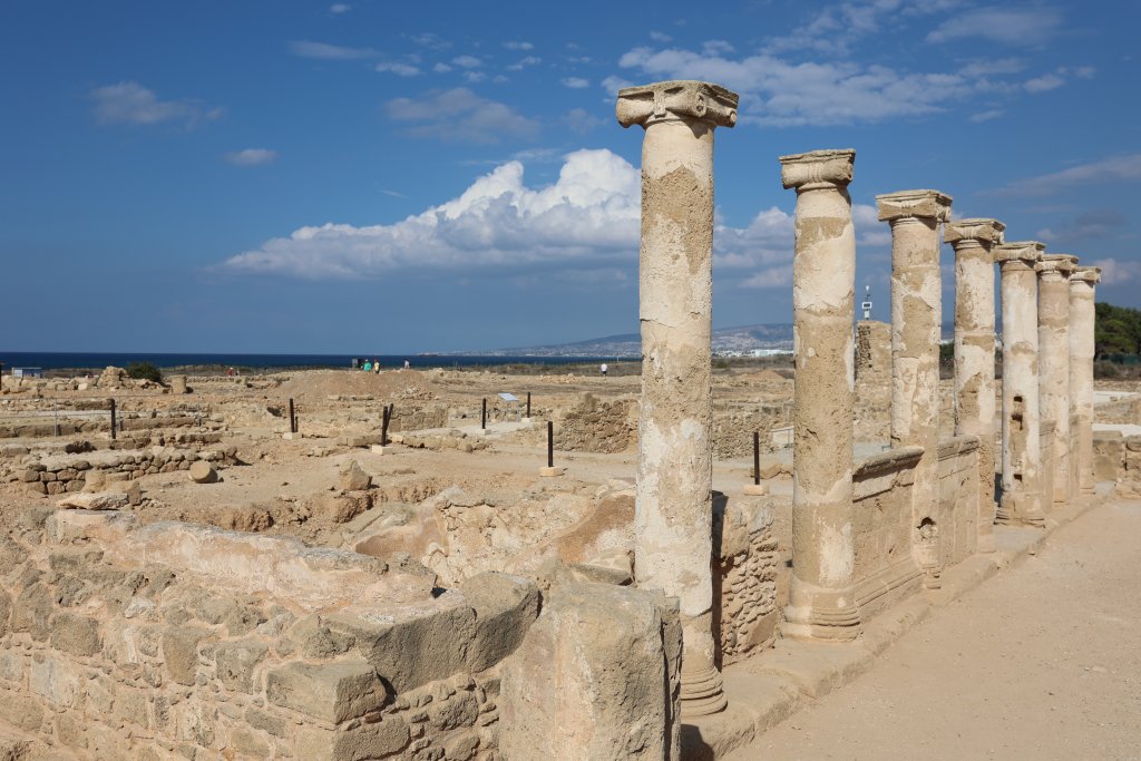 One of the largest ancient residential structures in the Mediterranean, the "House of Theseus" is a Roman villa in the Paphos Archaeological Park.