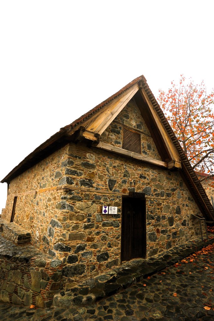 One of several UNESCO World Heritage-listed churches in the Troodos Mountains of Central Cyprus, the tiny Archangel Michael Church is located in the village of Pedoulas.