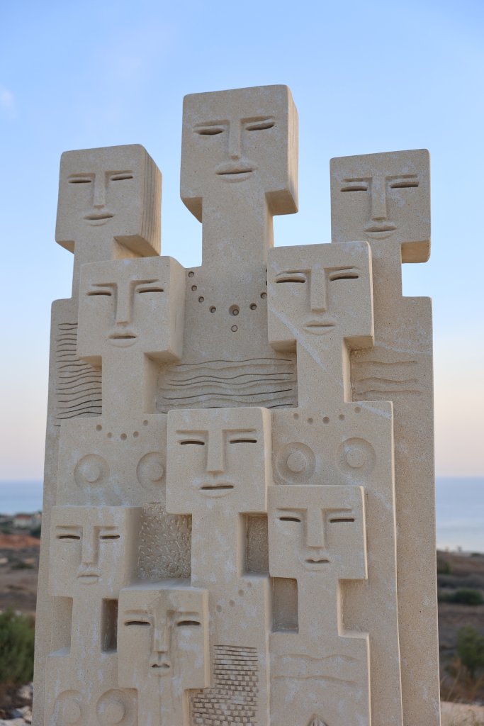 One of many sculptures at the Ayia Napa Sculpture Park, Cyprus.