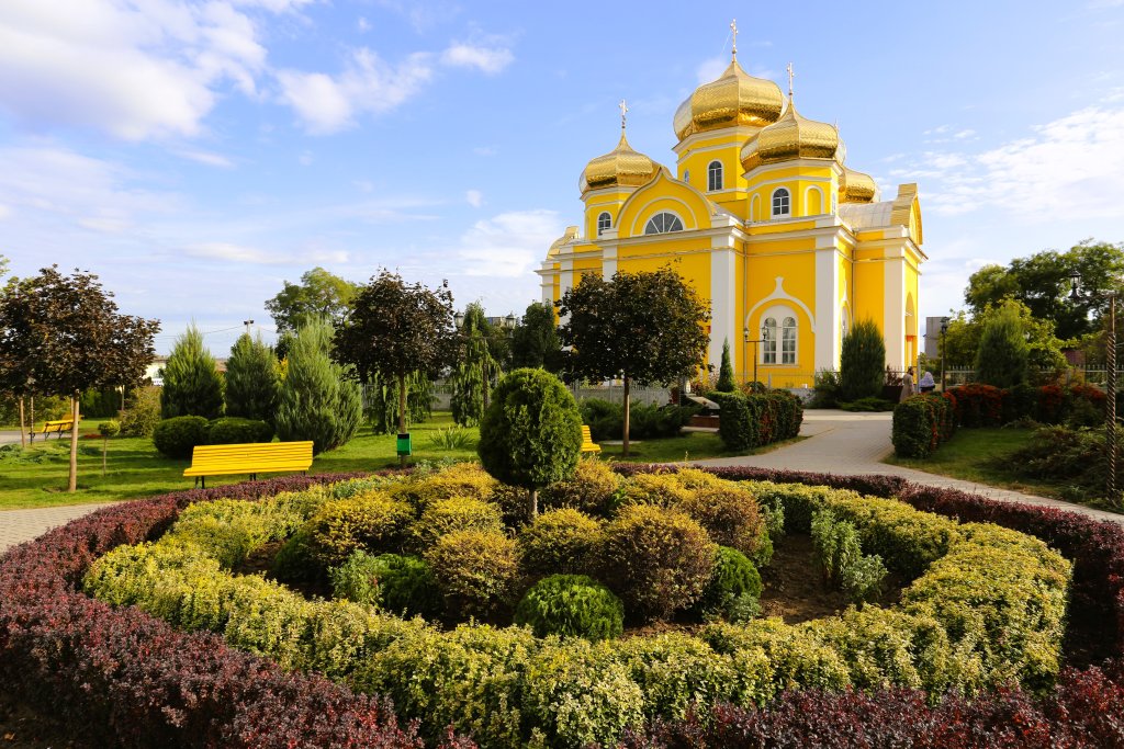 The cathedral of Saint John the Baptist is one of the main tourist attractions of the city of Comrat.