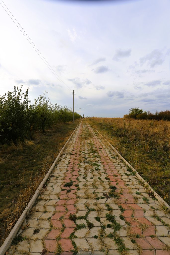 Visible in the distance, this walkway leads to the "Struve Geodetic Arc" obelisk - one of a chain of survey triangulations stretching from Hammerfest in Norway to the Black Sea, through ten countries.