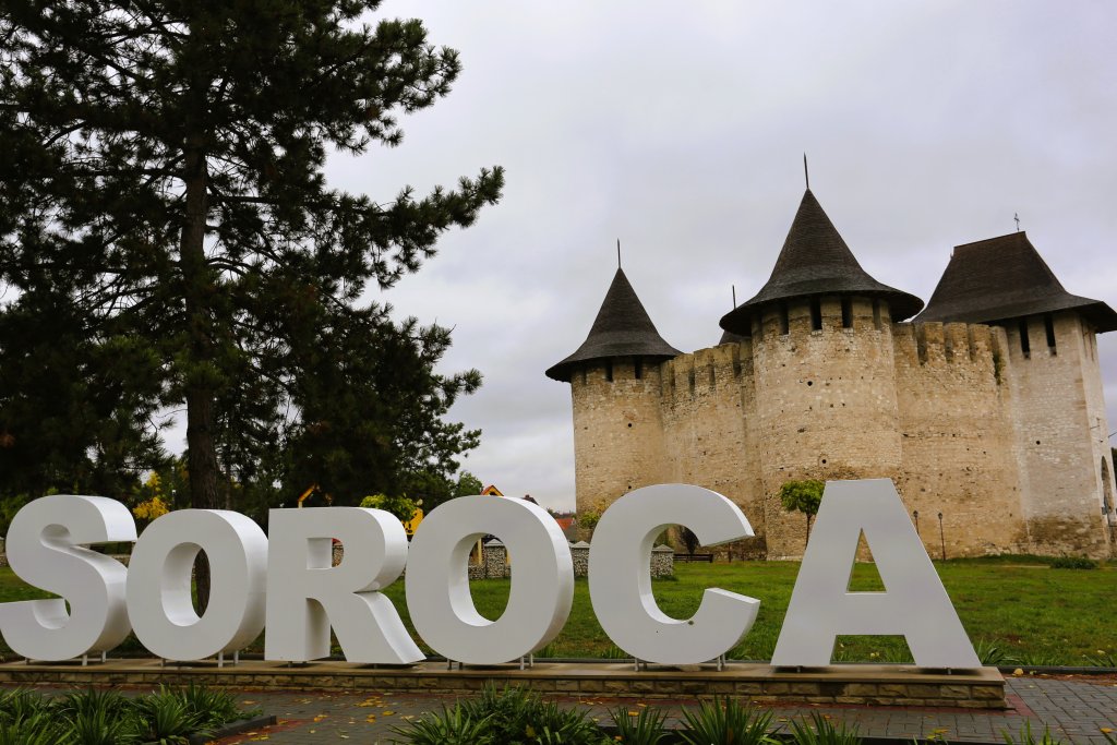 The northern Moldovan town of Soroca is known for its large fortress.