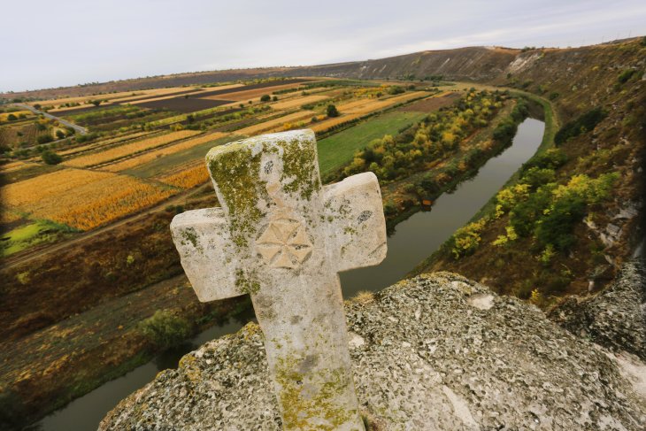 Offering spectacular views, Old Orhei is a historical and archaeological complex which overlooks the Dniestr River, 60 km (37 mi) north-east of Chişinău.