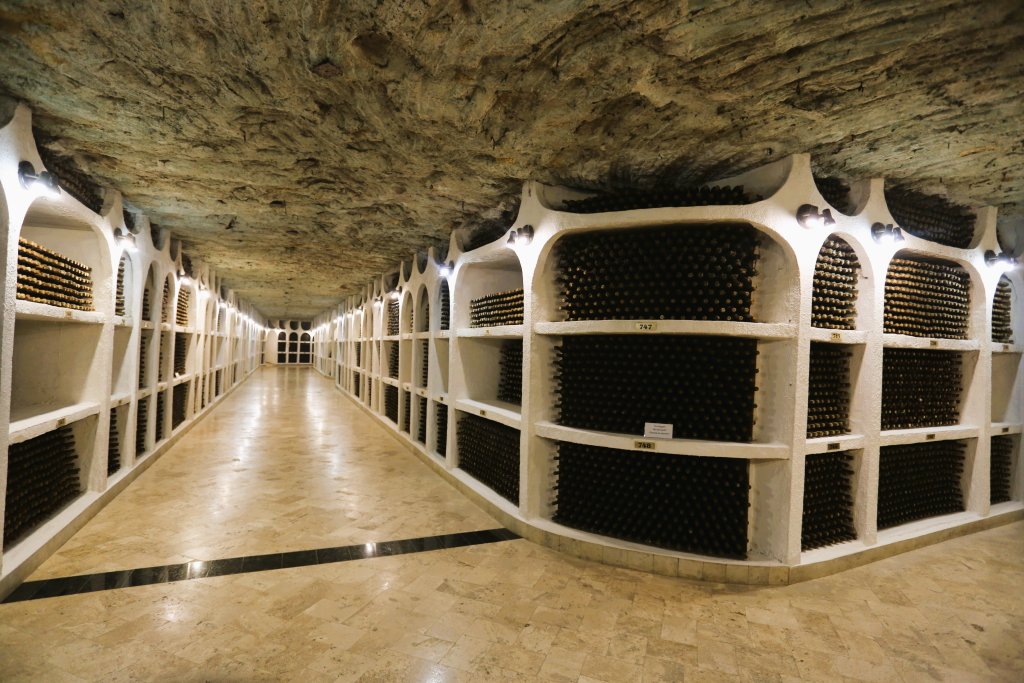 A tentative UNESCO World Heritage Site, the cellars at Cricova, aka "The National Wine Cellar", currently holds approximately 1.3 million bottles.