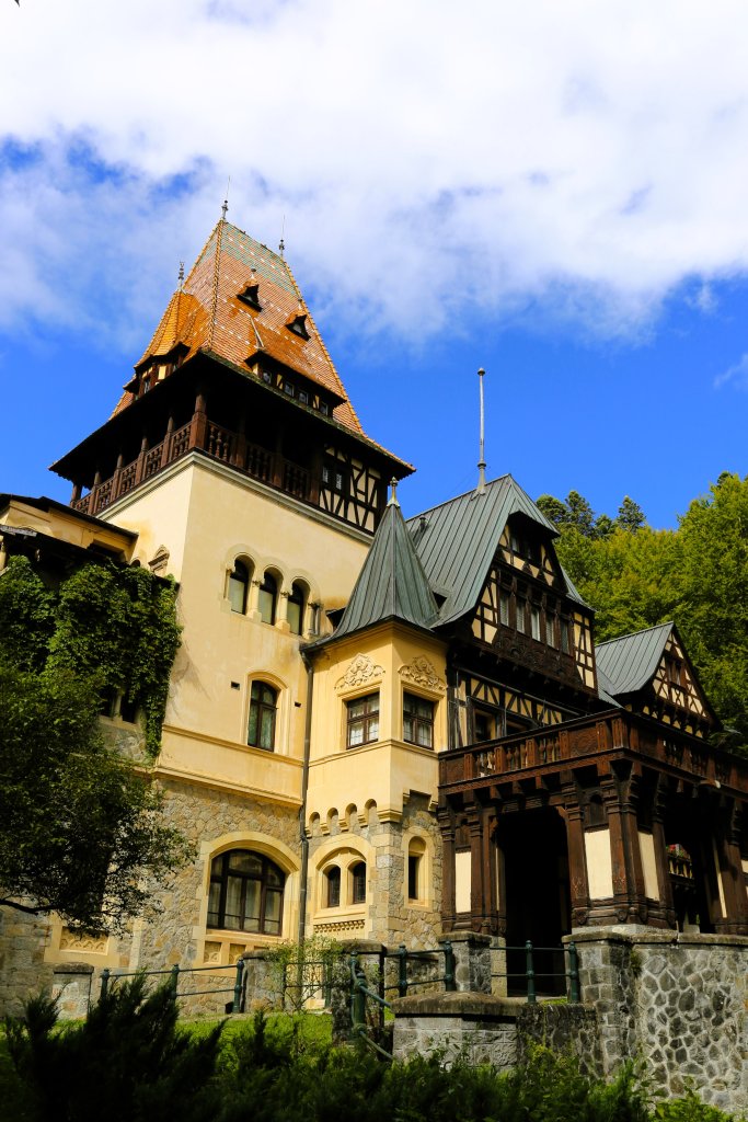 Located a short walk from Peleș Castle, Pelișor Castle is part of the same complex as the larger castle of Peleș.