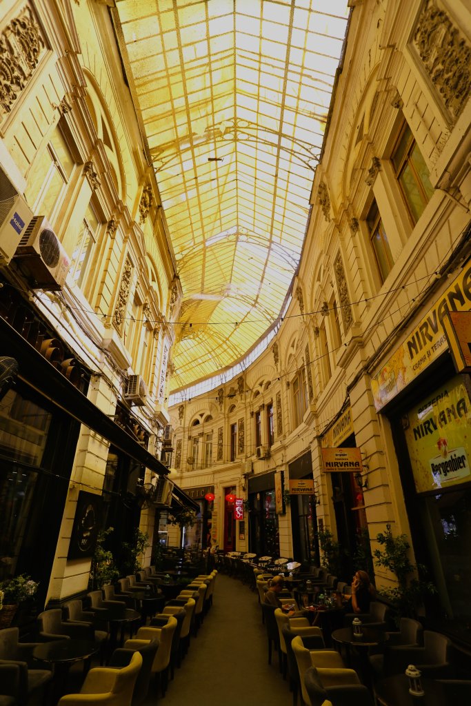 The Macca-Villacrosse Passage is one of the highlights of Bucharest old town.