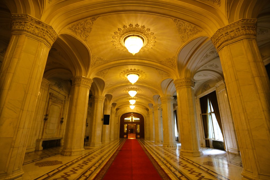 Started in 1984 (and still unfinished), the 330,000-sq-metre Palace of Parliament building has more than 3000 rooms.