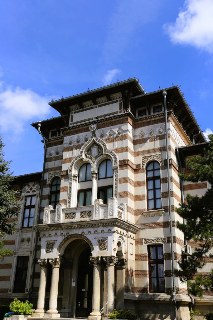 Displaying a mix of architectural styles, the Folk Art Museum in Constanta was originally built in 1893 as the city hall.