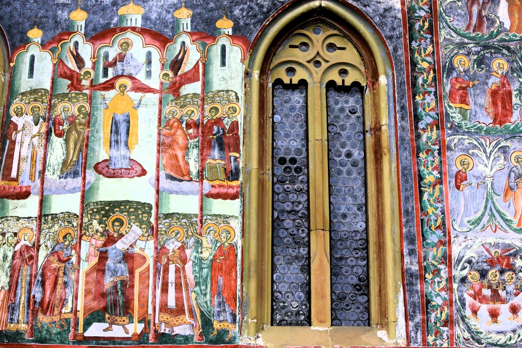 Sucevita Monastery boasts the largest, and most vivid, frescoes of all the monasteries in Bucovina.