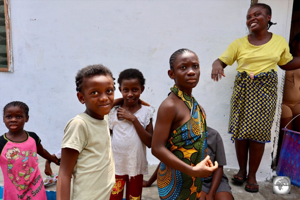 The residents of West Point, which thanks to Windell and his team, now have access to fresh drinking water.