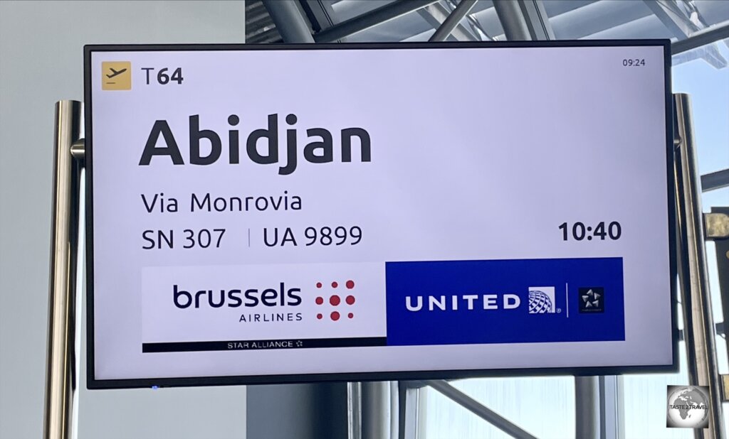 Brussels Airlines offer one of the very few connections to Monrovia several times a week, with flights also stopping at either Abidjan or Freetown.