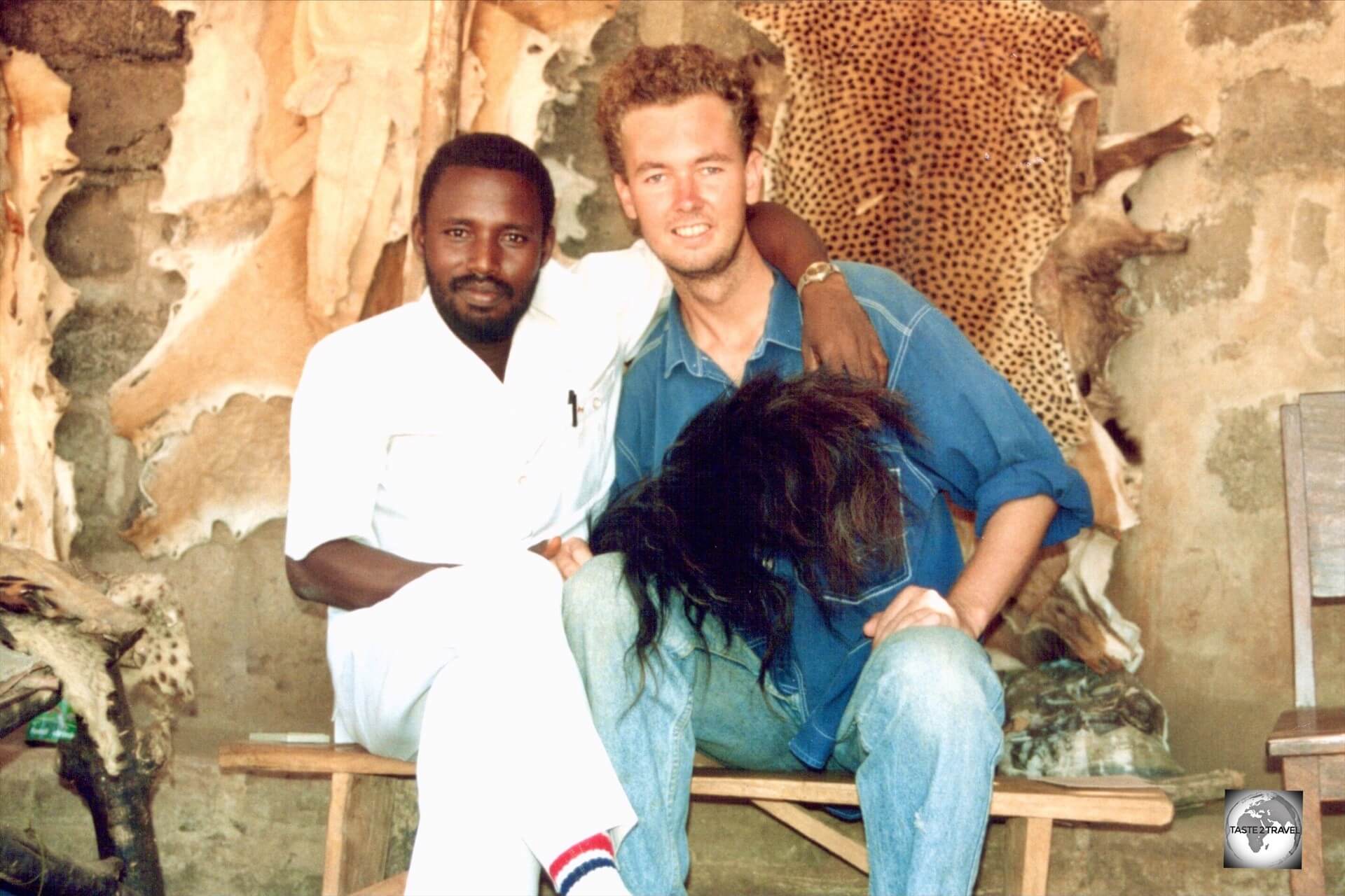 Flashback 1992: Me, as a young, crazy kid, visiting the Akodessawa Fetish Market in Lome, Togo.