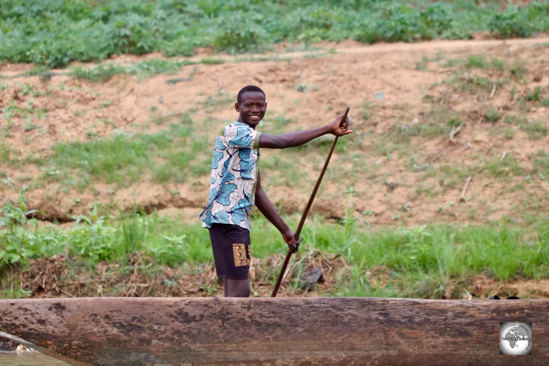 A highlight of Bangui, the Ubangi River is a significant waterway throughout Central Africa, which eventually flows into the Congo River.