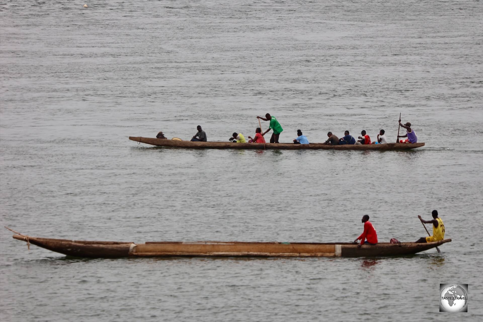 Bangui is located on the Ubangi River, which forms the border between CAR and DRC.