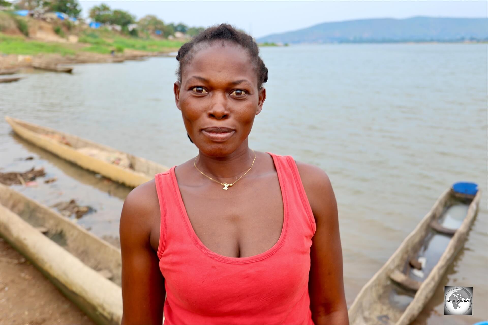 A resident of "Camp île Bongo Soua".