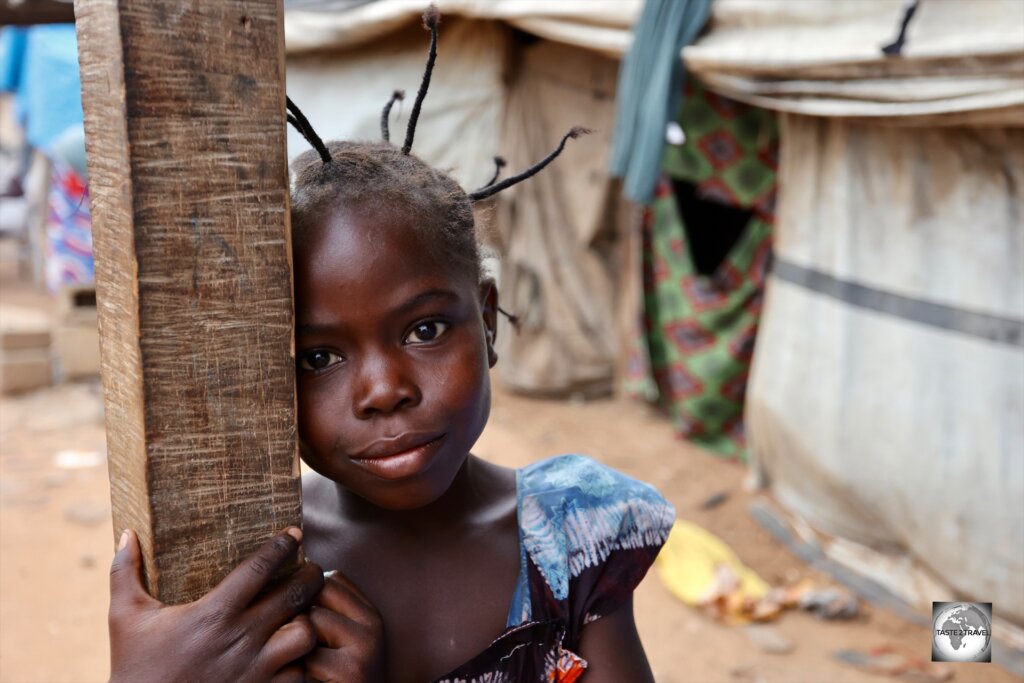 Despite their living conditions, the inhabitants of "Camp île Bongo Soua" were welcoming and friendly.