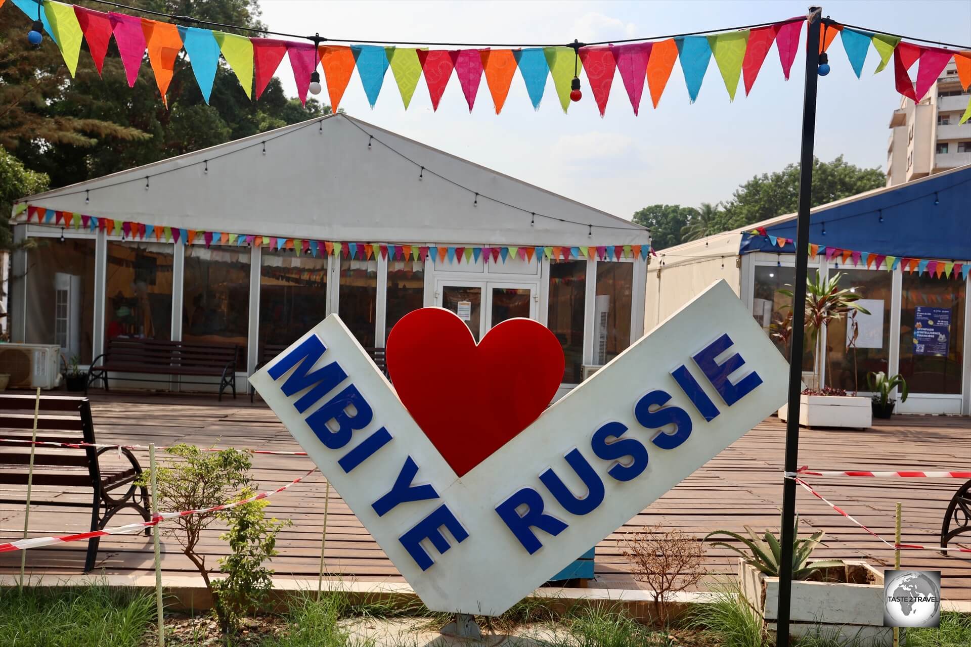 The Maison Russe in Bangui is a Russian Cultural Centre sponsored by the Wagner mercenary group.