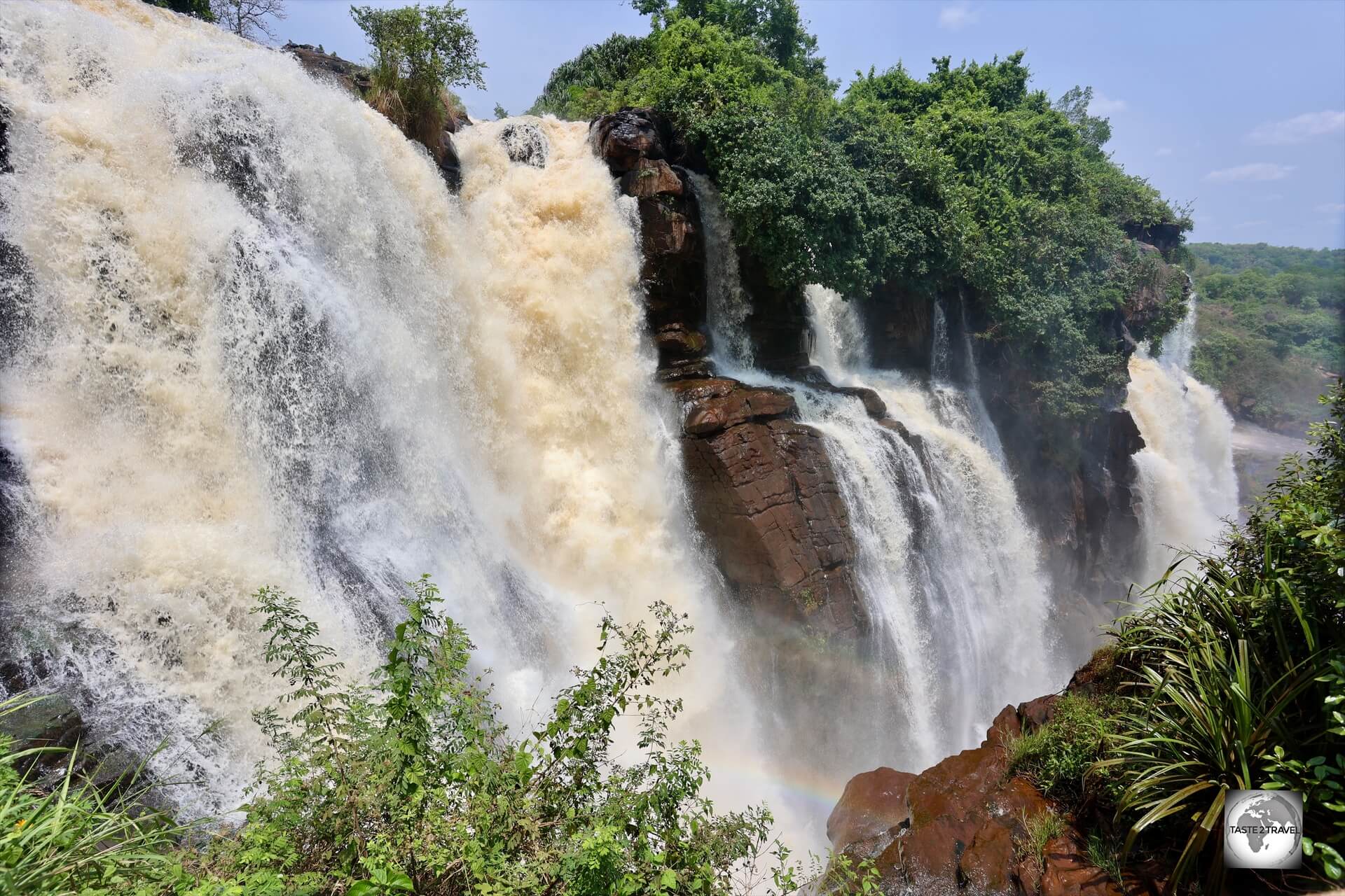 The Chutes de Boali are an impressive sight and totally worth the 2-hour drive from Bangui.