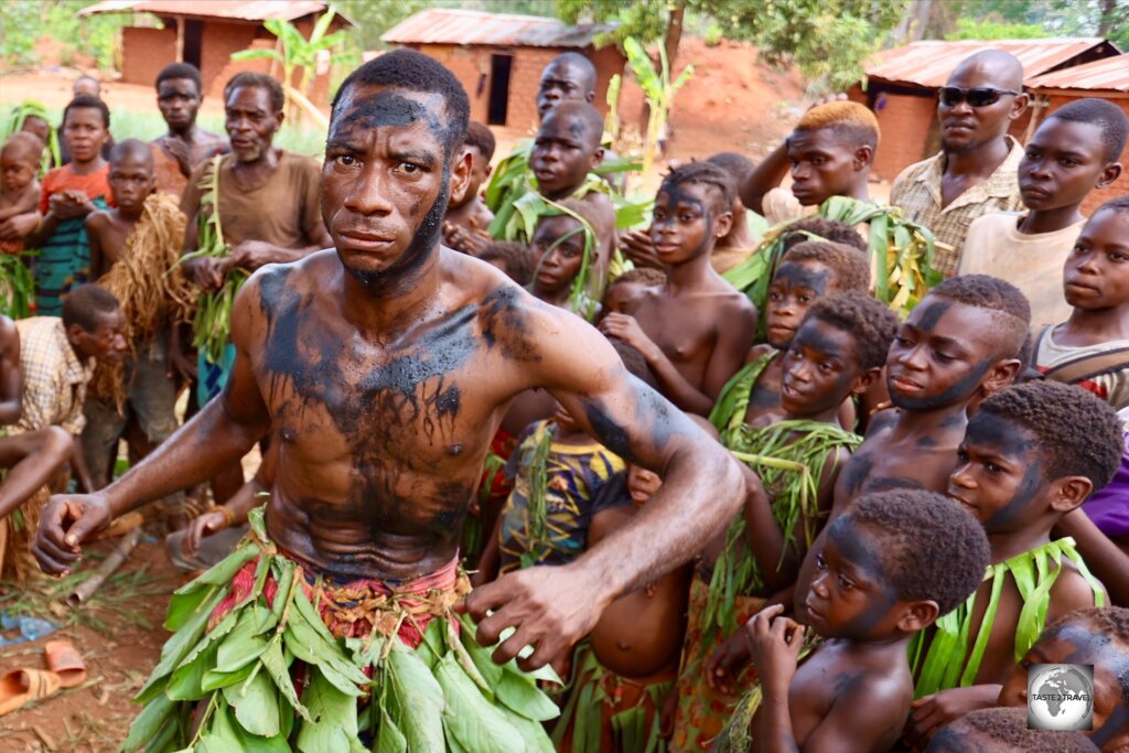 Aka Pygmies are known for their traditional song and dance.