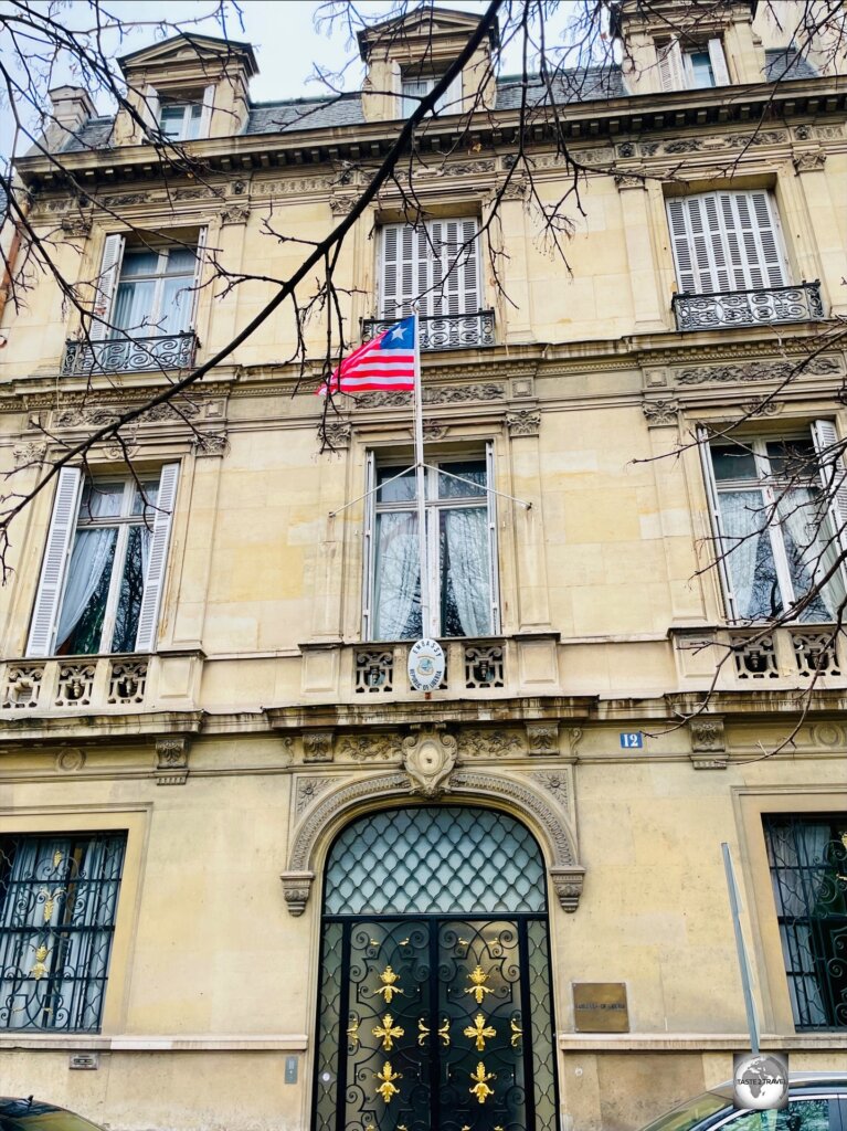 This elegant building, which houses the Liberian embassy in Paris, has been owned by the Liberian government since the 1940's.