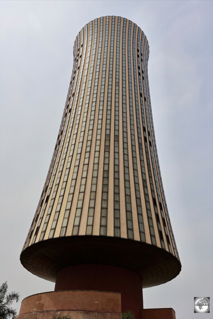 The tallest building in the Republic of the Congo, Nabemba Tower is named after Mount Nabemba, the country’s highest peak.