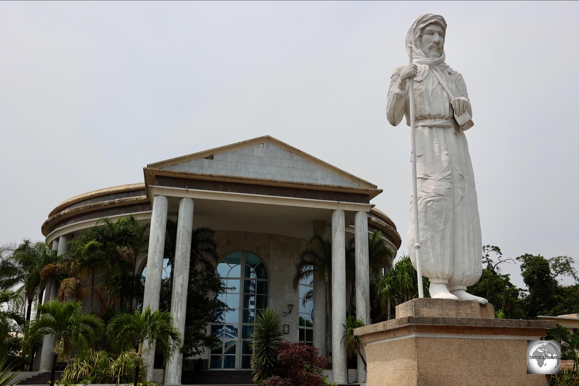 A statue of Pierre Savorgnan de Brazza, the French explorer of Italian origin, who founded Brazzaville in October 1880.