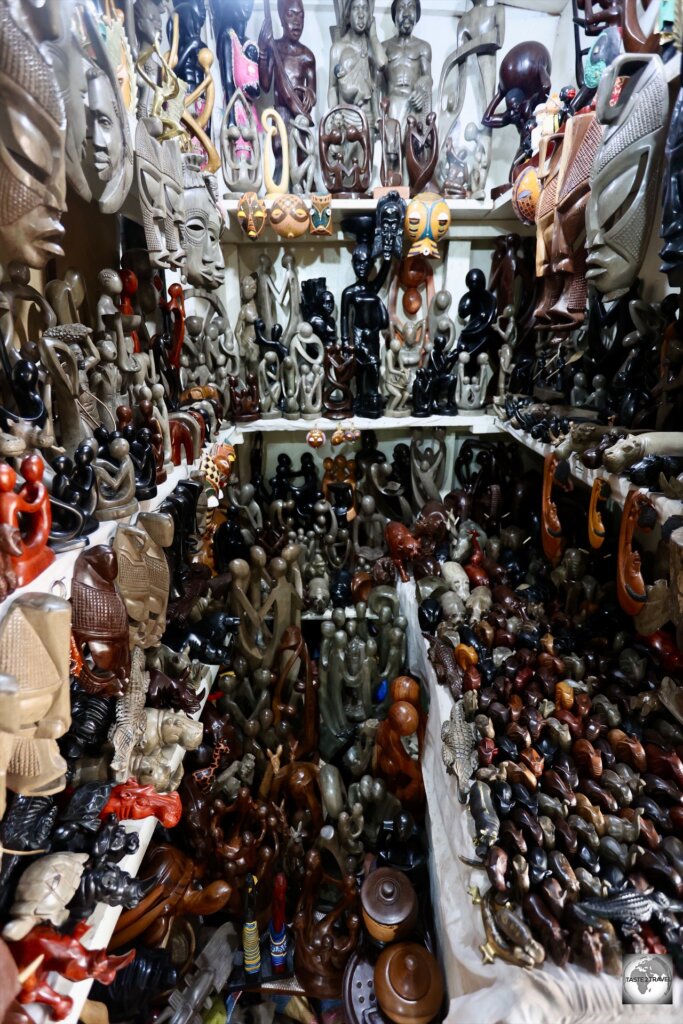 Brazzaville is home to many incredible African craft shops.