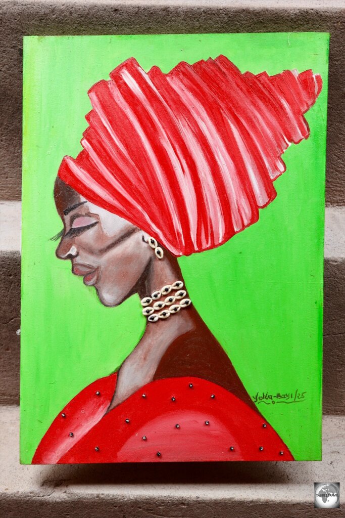 Art work in Brazzaville.