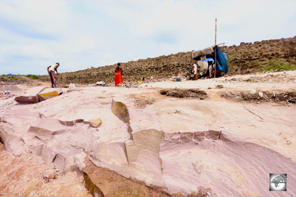 Many of the labourers are illegal immigrants from neighbouring DRC and, understandably, did not want their photo taken.