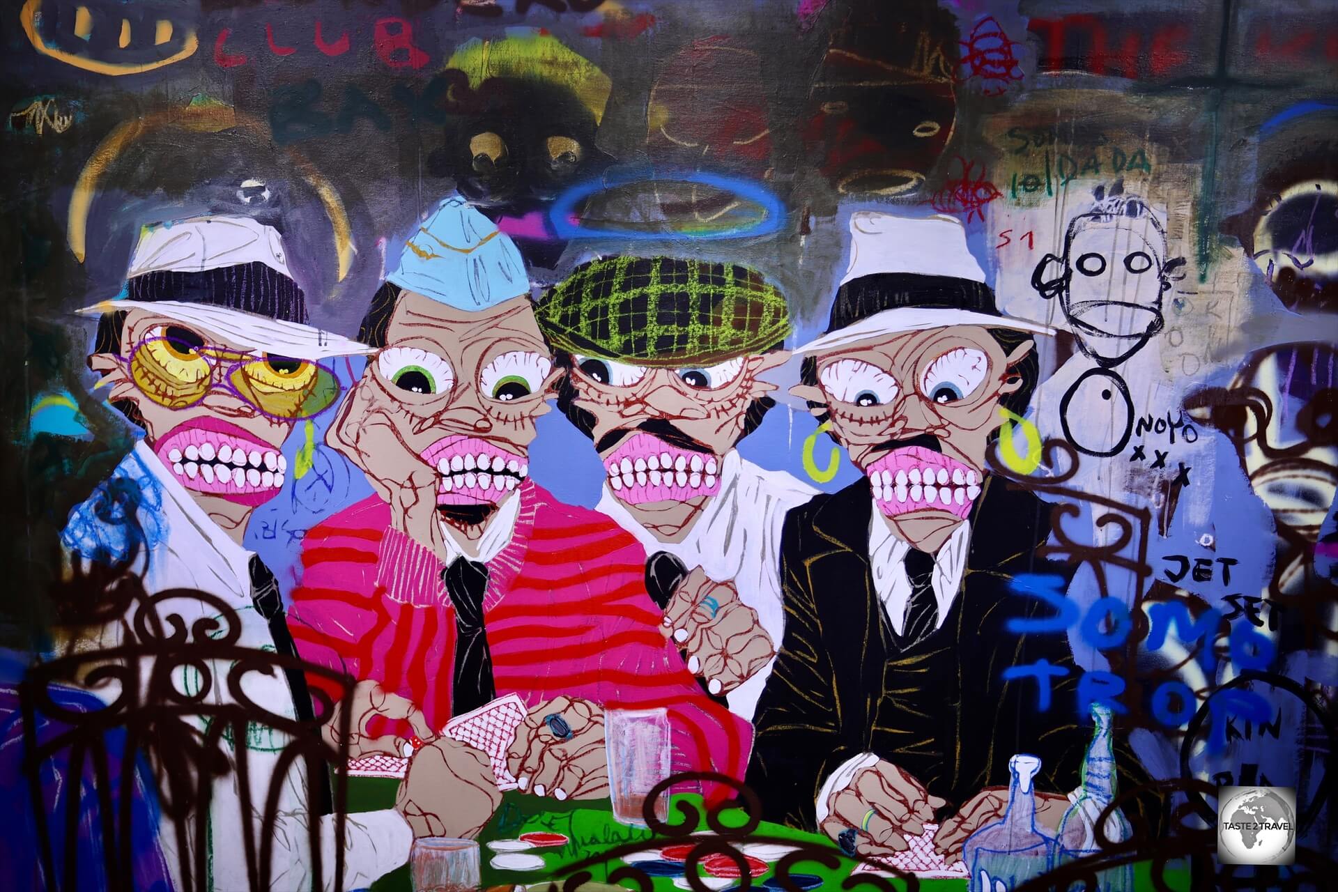 The Brazza-Art-Galerie is known for its program of exhibiting radical local art.