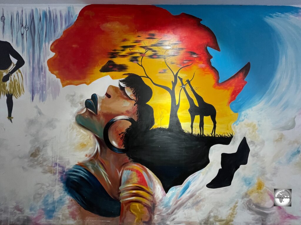 Street art in Brazzaville.