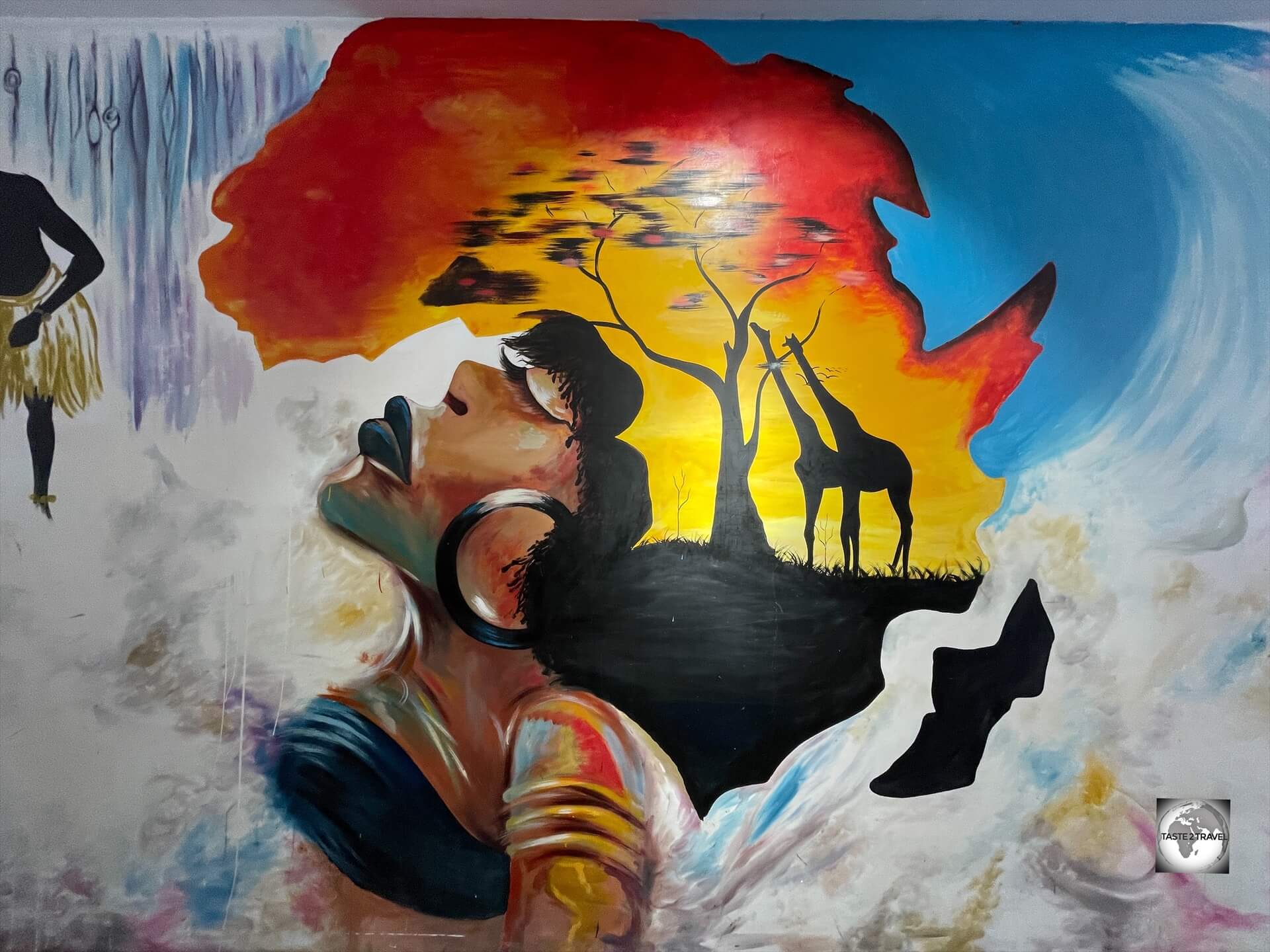 Street art in Brazzaville.