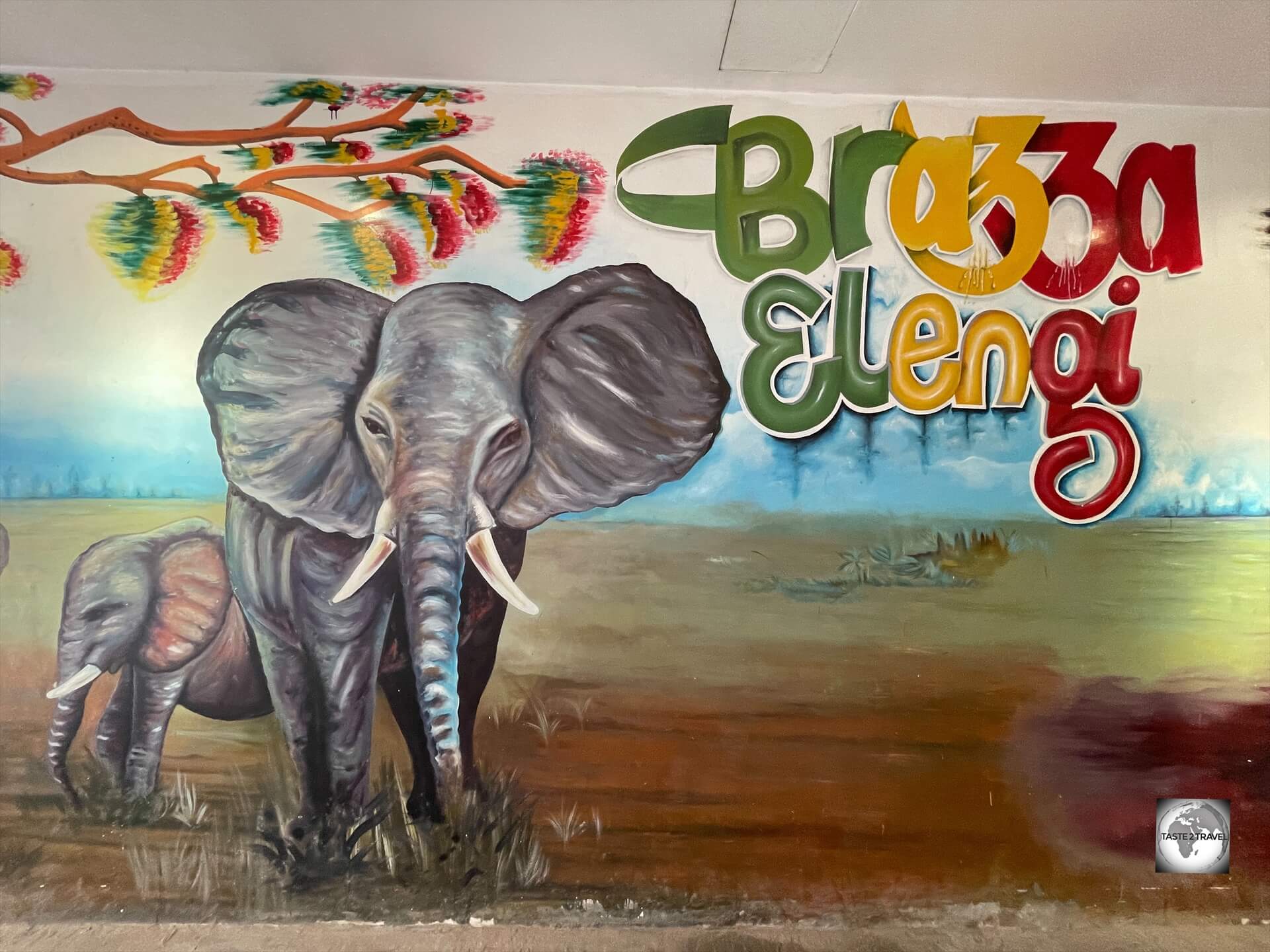 Street art in Brazzaville.