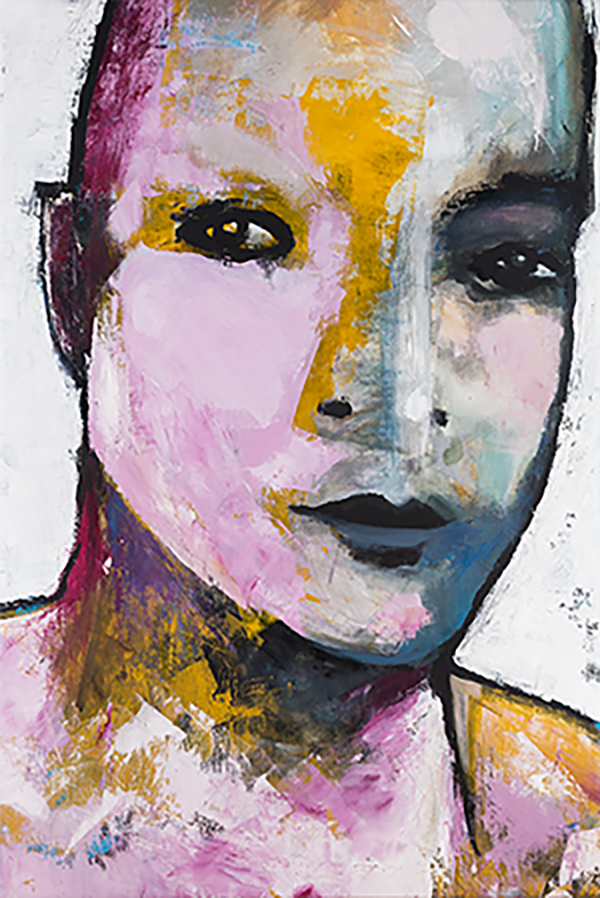 Abstrakt målning konst Tomas Vagner