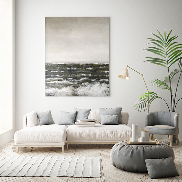 Abstrakt målning konst Tomas Vagner