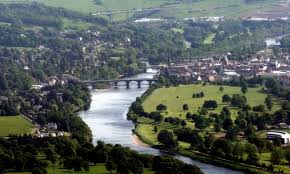 Perth view from Tay Bridge