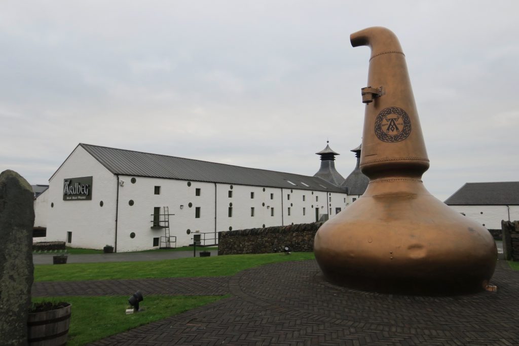 Ardeg Whisky Distillery on Islay