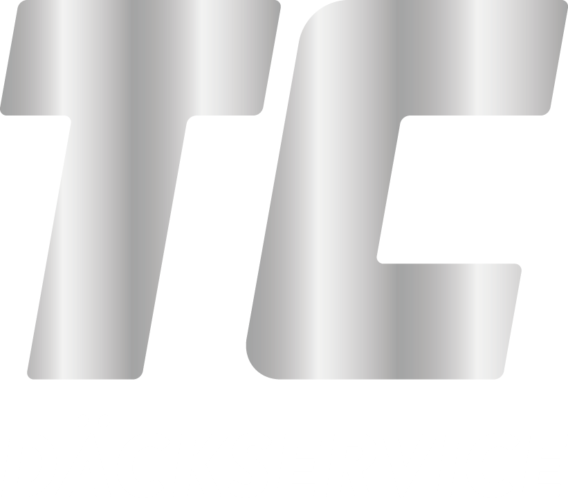 TC Däckservice logo gråvit