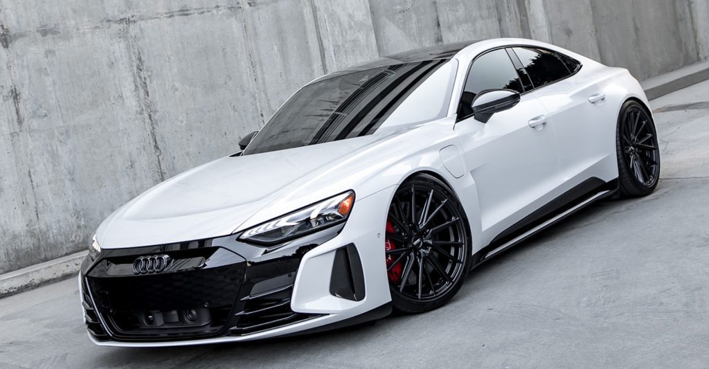 Audi RS e-tron GT Vossen HF4T Black Hybrid Forged 6