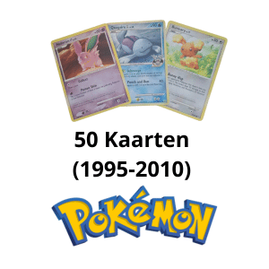 50 Random Pokémon Kaarten (1995-2010)
