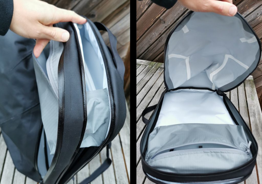 Veilance Nomin backpack internals
