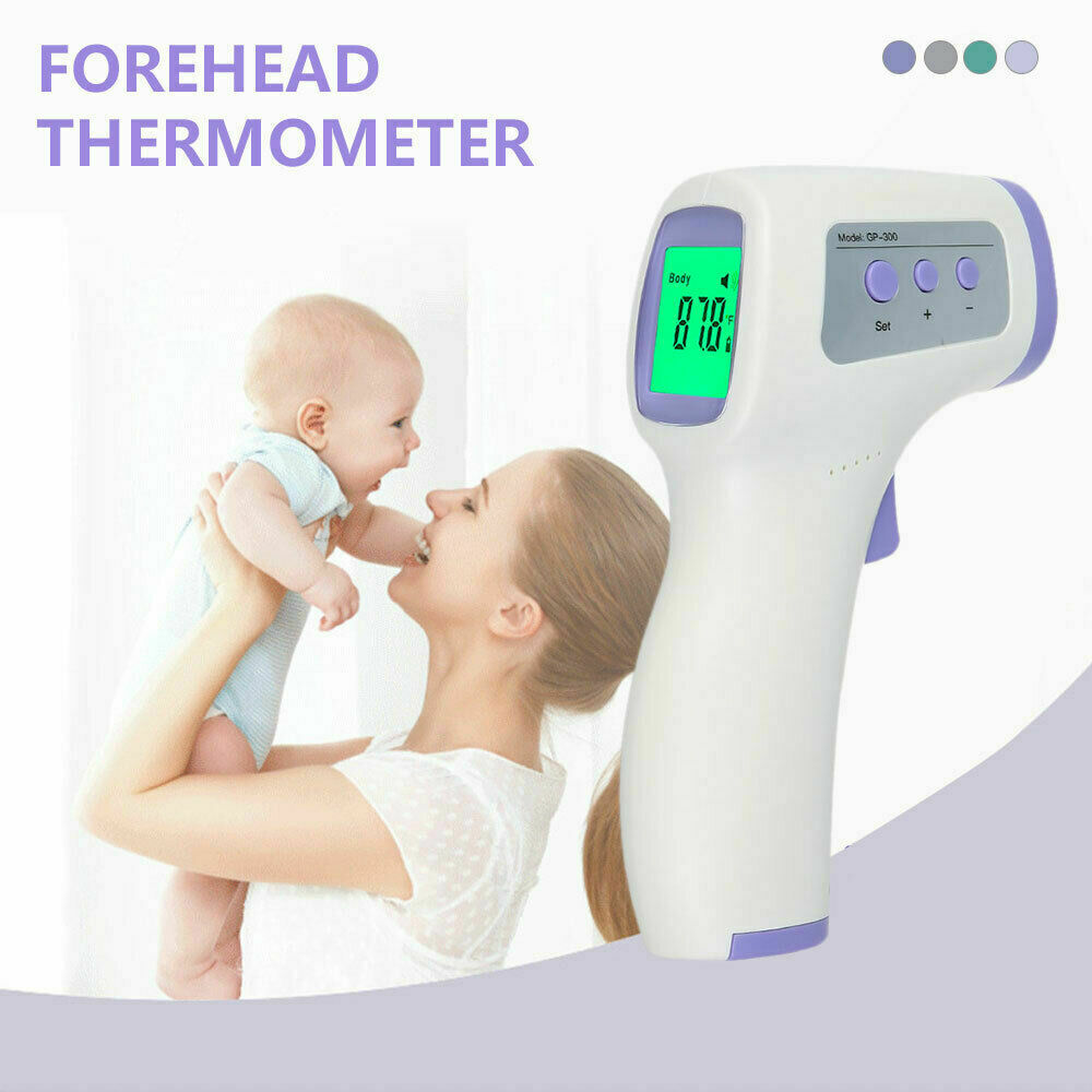 Infrared Thermometer Non-contact Digital Gun Forehead Body Adult Baby for  sale online