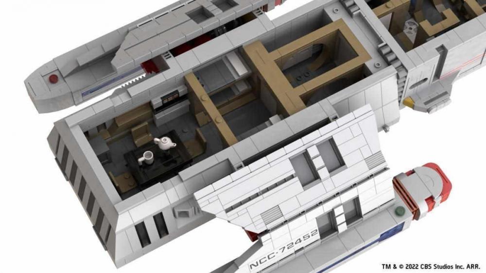 Star Trek Danube class Runabout duży zestaw kompatybilny z LEGO