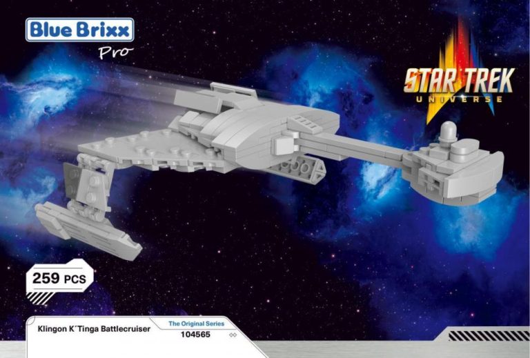 Star Trek Klingon K´Tinga Battlecruiser mały zestaw z klocków kompatybilnych z LEGO
