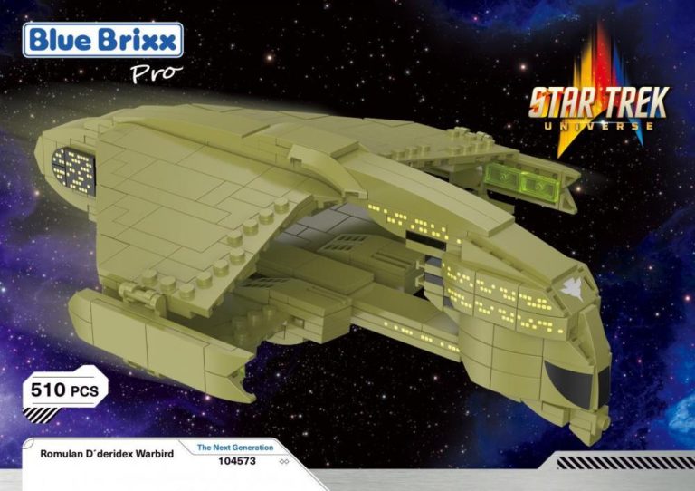 Star Trek Romulan D´deridex Warbird średni zestaw klocki kompatybilne z LEGO