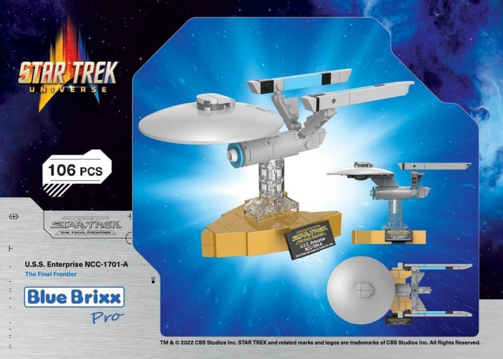 Star Trek USS Enterprise NCC-1701-A mały zestaw z klocków kompatybilnych z LEGO